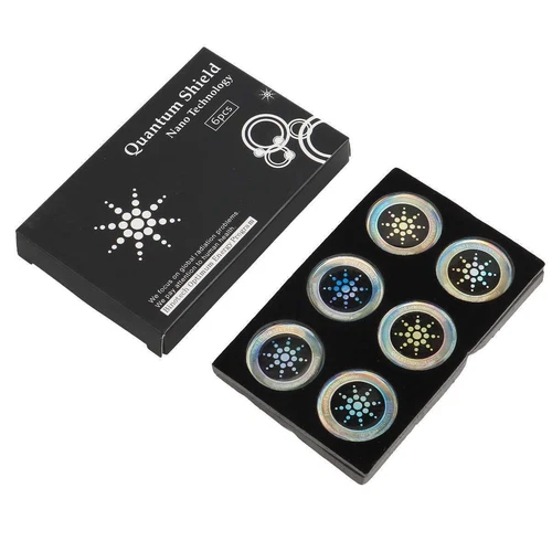 Anti Radiation Protection 5G EMF Shield Phone Radiation Blocker Sticker - Silver - Picture 2 of 2