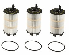 Audi S5 S6 S8 Q7 A6 A8 QUATTRO 4.2L V8 Set of 3 Oil Filter Kits MAHLE OEM