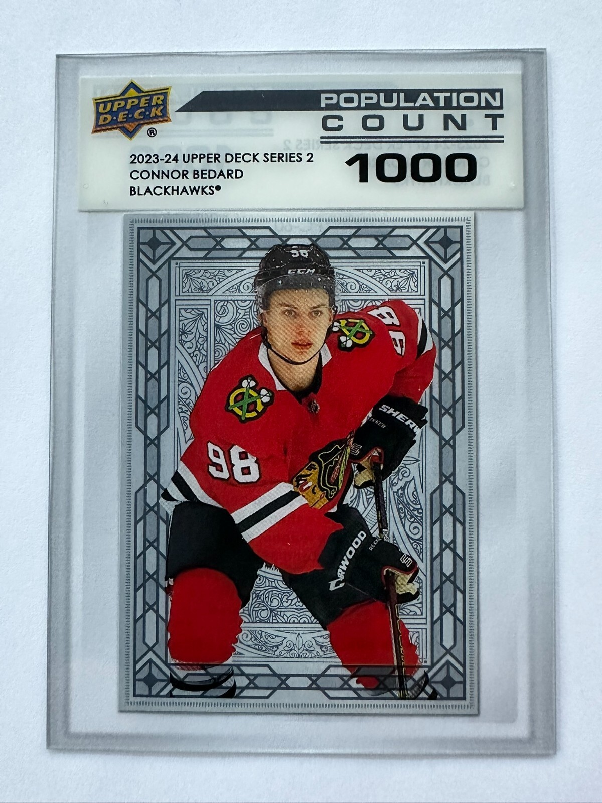 2023-24 Upper Deck Connor Bedard Population Count 1000  #PC-60   Rookie (RC)