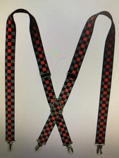 Buckle-Down Suspender - Checkered