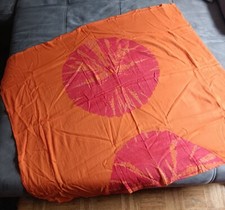 Damen Tuch Strandtuch in Batik-Optik - orange rot - NEU