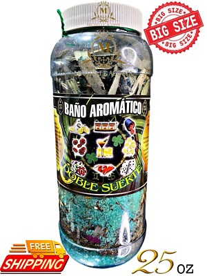 Doble Suerte, Aromatic Spiritual Bath Cleansing / Winner, Good Luck Money & Love