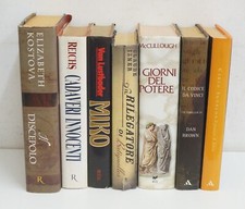 Lotto n. 7 Libri Romanzi Gialli Thriller di Autori Vari - Lotto come da immagine