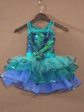 Revolution Style RC20519 Size MC Color Turquoise Mermaid Sequins Happy Together