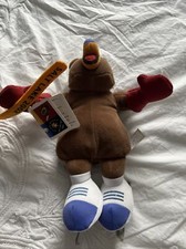 Vtg 2002 Salt Lake City Olympics 10 Inch Cole The Bear Plush Mascot Ice Hockey 