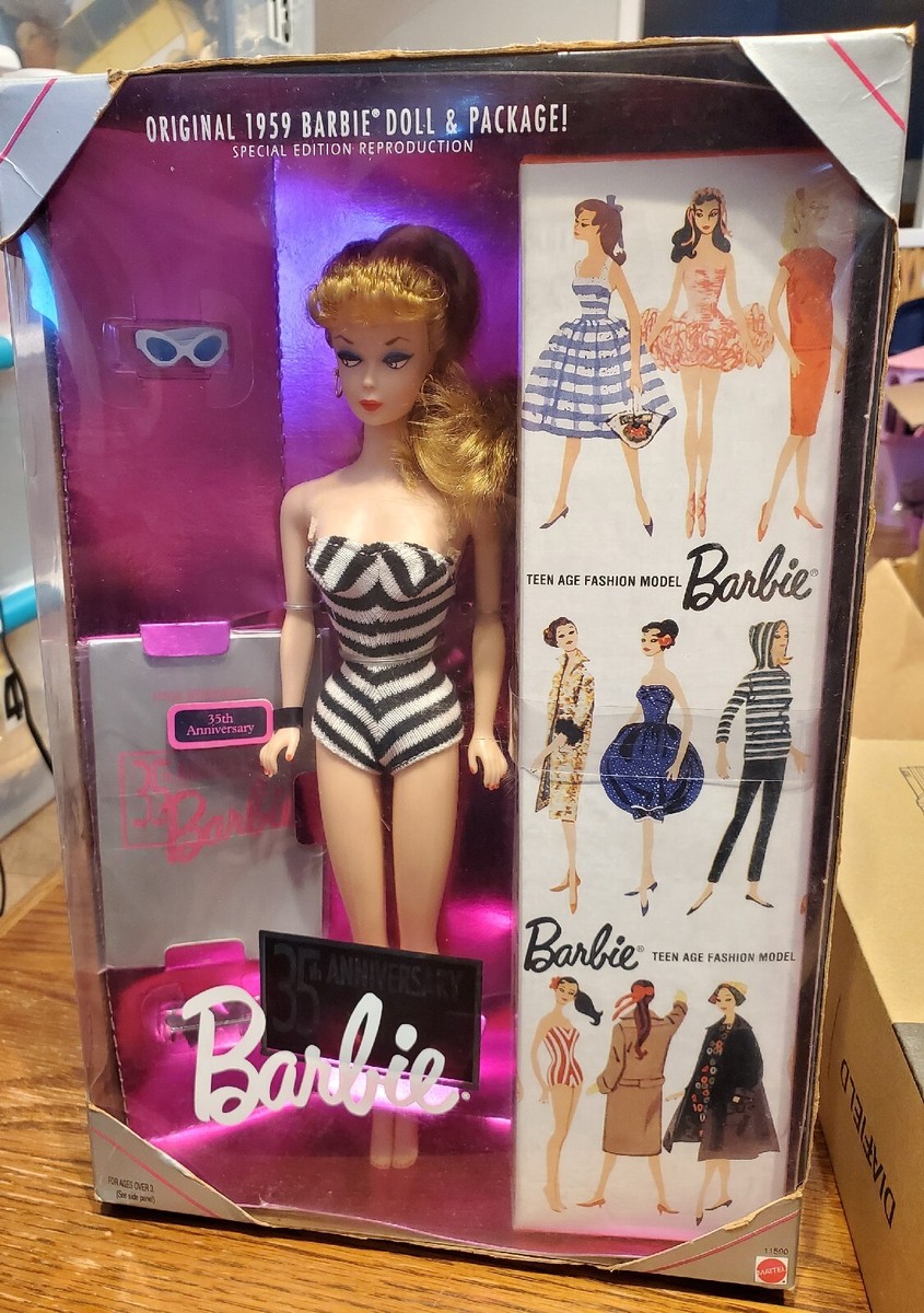Original 1959 Barbie Doll 35th Anniversary Special Edition