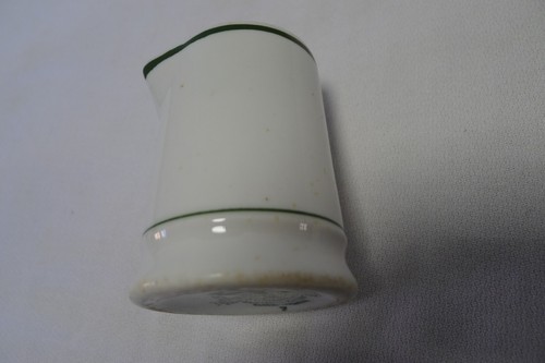 McNicol China Liberty Vitrified Albert Pick & Co Green Stripe Restaurant Creamer - Picture 11 of 12