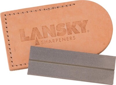 Lansky Diamond Fine Grit Hook Knife Blade Tool Pocket Stone Sharpener - LS09450