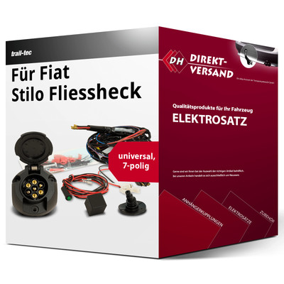 Für Fiat Stilo Fliessheck Typ 192 Elektrosatz 7polig universell neu