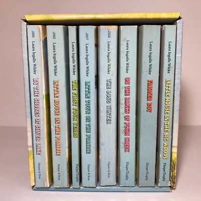 Vintage Little House on the Prairie Box Set Bk 1-8 books Laura