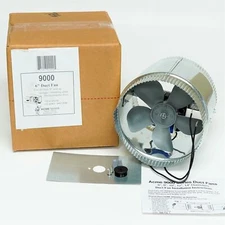 TE6 6" Duct Fan to increase airflow in ducted system 240 cfm Acme 9000
