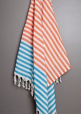 Stripe Turkish Towel 100 Cotton Peshtemal Fouta Hammam Beach Bath Towel