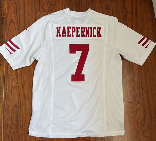 Nike On Field San Francisco 49ers NFL Red #7 Colin Kaepernick Jersey Small White - Picture 8 of 8
