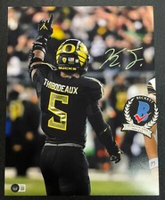 KAYVON THIBODEAUX SIGNED OREGON DUCKS 11x14 #1 Photo BECKETT WITNESS COA