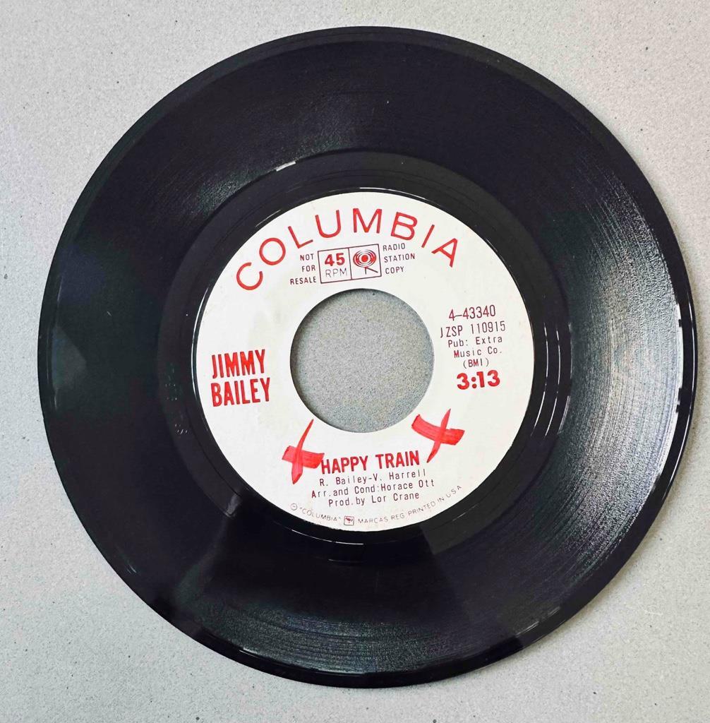 Northern Soul 45 Jimmy Bailey - Happy Train/I Miss Her * Columbia Promo