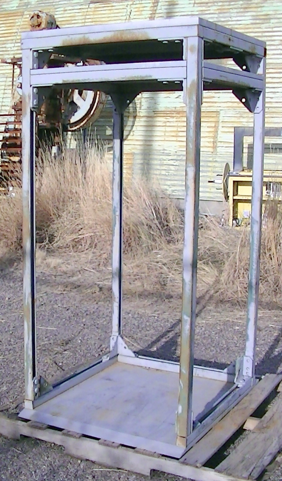 Heavy Duty Aluminum Plate Stand 30x30x63