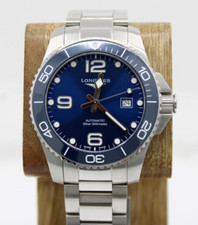Longines HydroConquest 43mm Blue Date Dial Stainless Watch W/ Box L3.782.4.96.6