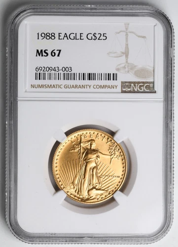 1988 American Gold Eagle 1 oz — photo from the most recent tracked eBay sale