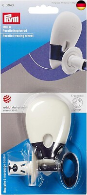 Prym 610943 Parallelkopierrad Multi Ergonomics, pflaumenblau, weiß, One Size