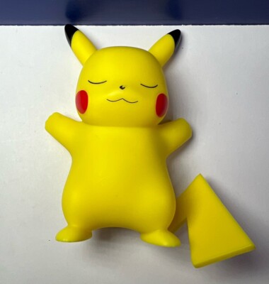 Vintage Sleeping Pikachu 1997 Nintendo Pokémon Night Light Desk Mood Light 4''