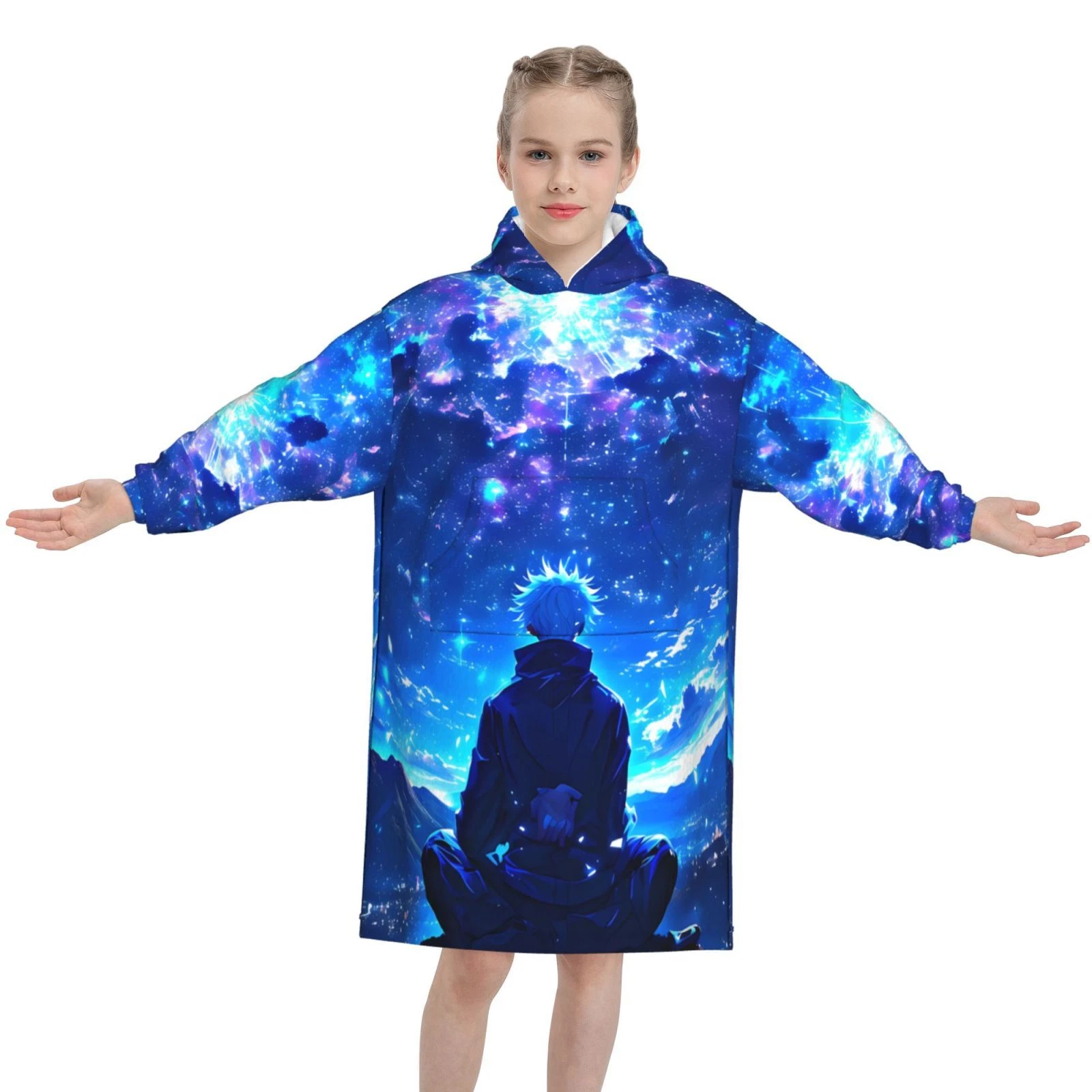 Jujutsu Satoru Gojo Oversized Blanket Hoodie