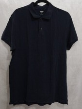 Mens Old Navy Size L Reg Ink Blue Polo Shirt Short Sleeve Pullover Used