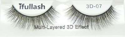 ifullash 3D- multidimentional Faux Mink Eyelashes.style #07, 6 pairs or 12 pairs