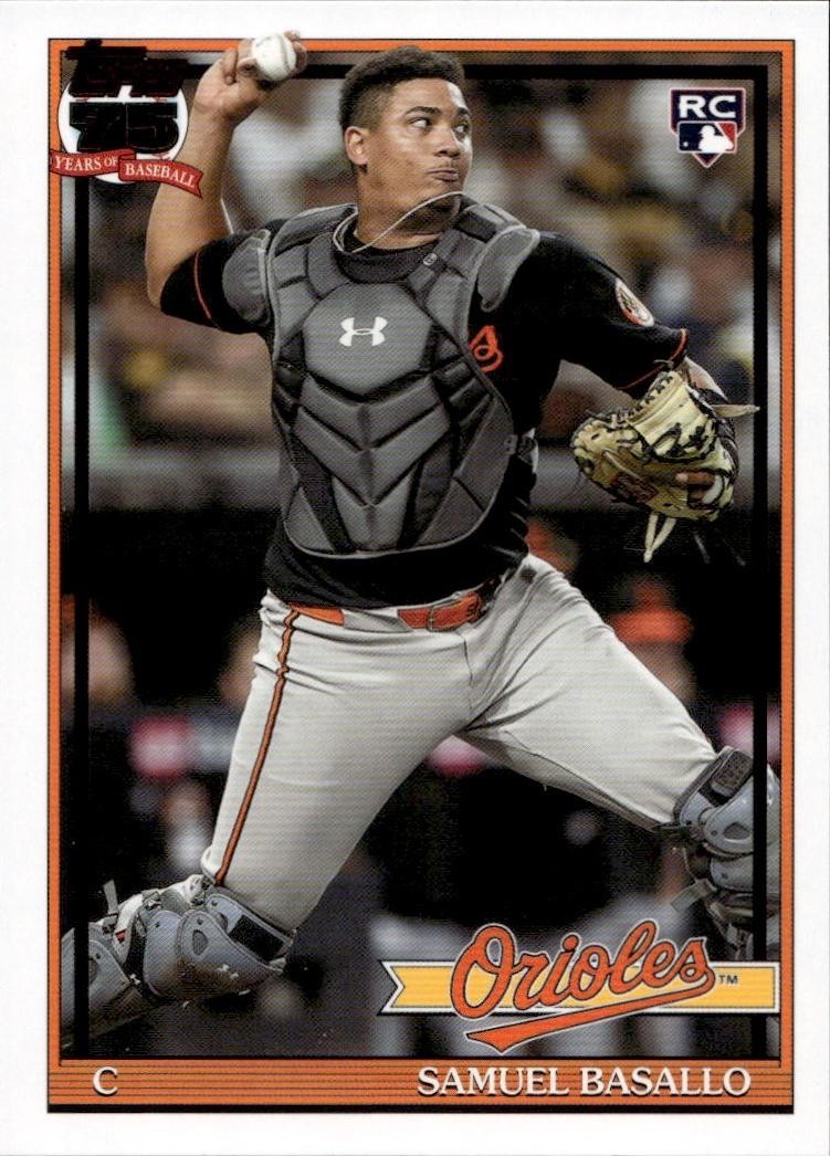 2026 Topps Series 2 35th Anniversary 1991 Samuel Basallo #91B2-29 RC