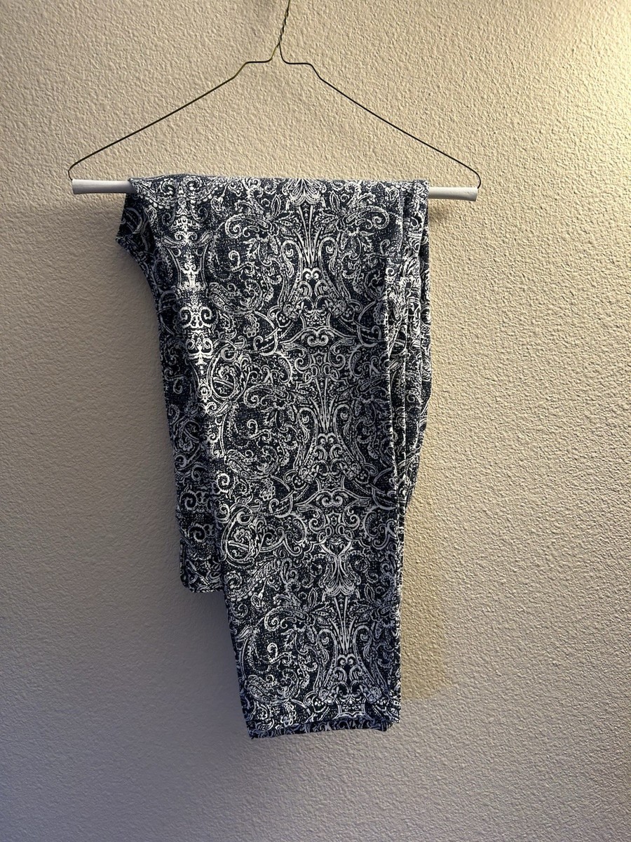 Women’s Ankle Pants with Paisley Prints High Waisted Casual Premium Quality View 6