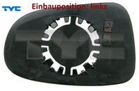TYC 310-0160-1 Spiegelglas FüR AußEnspiegel Links FüR Ford FüR Seat FüR VW