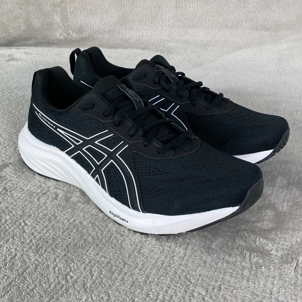 Asics Gel-Contend 9 1011B493 Mens Running Shoes Size 10 Extra Wide Black Mens Asics 1011B493 Gel Contend 8 Black White | Mercari main image 4