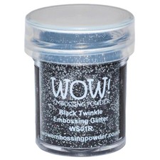 Black Twinkle 15ml Embossing Powder Ink Powder Tool Set