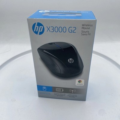 HP X3000 G2 Wireless Optical Mouse - Black