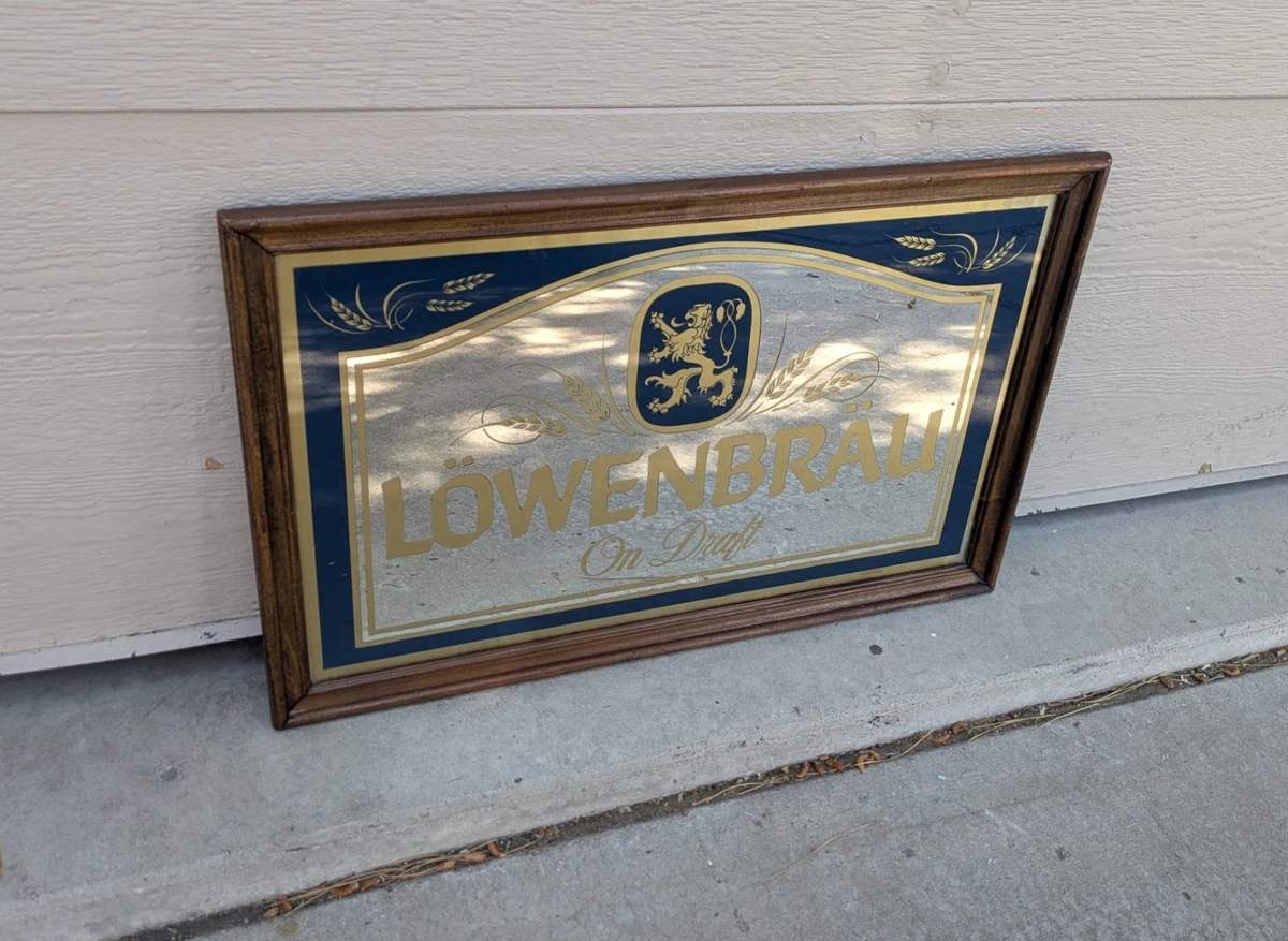 Lowenbrau Beer Mirror In Collectible Breweriana Mirrors for sale