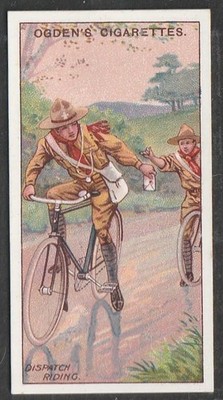 Ogden's, Boy Scouts, 1911, 1st Series, Blue Backs, No 22, Dispatch Riding
