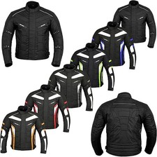 Men's Motorcycle Jacket Cordura Waterproof Riding CE Approved Protective Gear