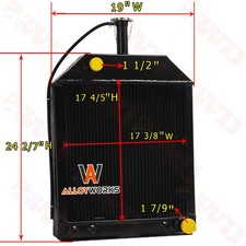 F2NN8005FA15L Radiator For Ford New Holland 455 550 555 555A 555B 655A Models