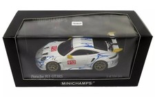 MINICHAMPS 1/43 Porsche 911 (992) GT3RS 2023 White Yellow Mini Car Used