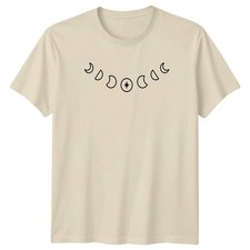 Mondphasen Stern Himmelsreise T-Shirt Mondphasen Himmlischer Geburtstag