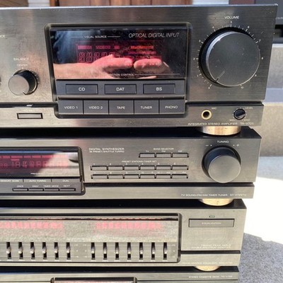 SONY LBT-V725 HiFi Stereo System Amp Tuner EQ Cassette Vintage