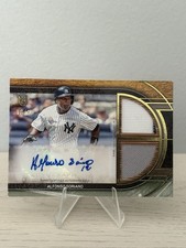 2025 Topps Museum Alfonso Soriano NY Yankees Swatches Dual Relic Patch Auto /50