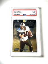 1997 Topps Finest Mike Alstott Bulldozers #128 PSA 9 Bucs RARE Low Pop New Slab