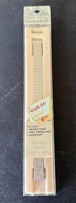 Vintage Speidel Twist-On Women's Ladies Watch Stretch Band 9-12 mm 102 L-Long