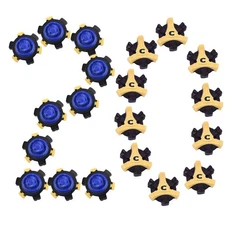 Golf Shoe Spikes 20 Pack TPU Fast Twist Cleats for Easy Installation Replacement