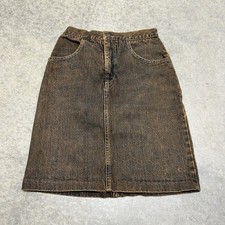 Vintage 90  s Guess Skirt Size Made In USA Rust Preppy Academia Women  s