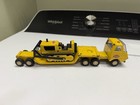 Vintage 1970s Tonka Mini Lowboy Tractor Trailer Truck + Construction Bulldozer