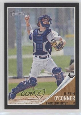 2011 Topps Heritage Minor League Edition Black Border 35/62 Justin O'Conner d4y