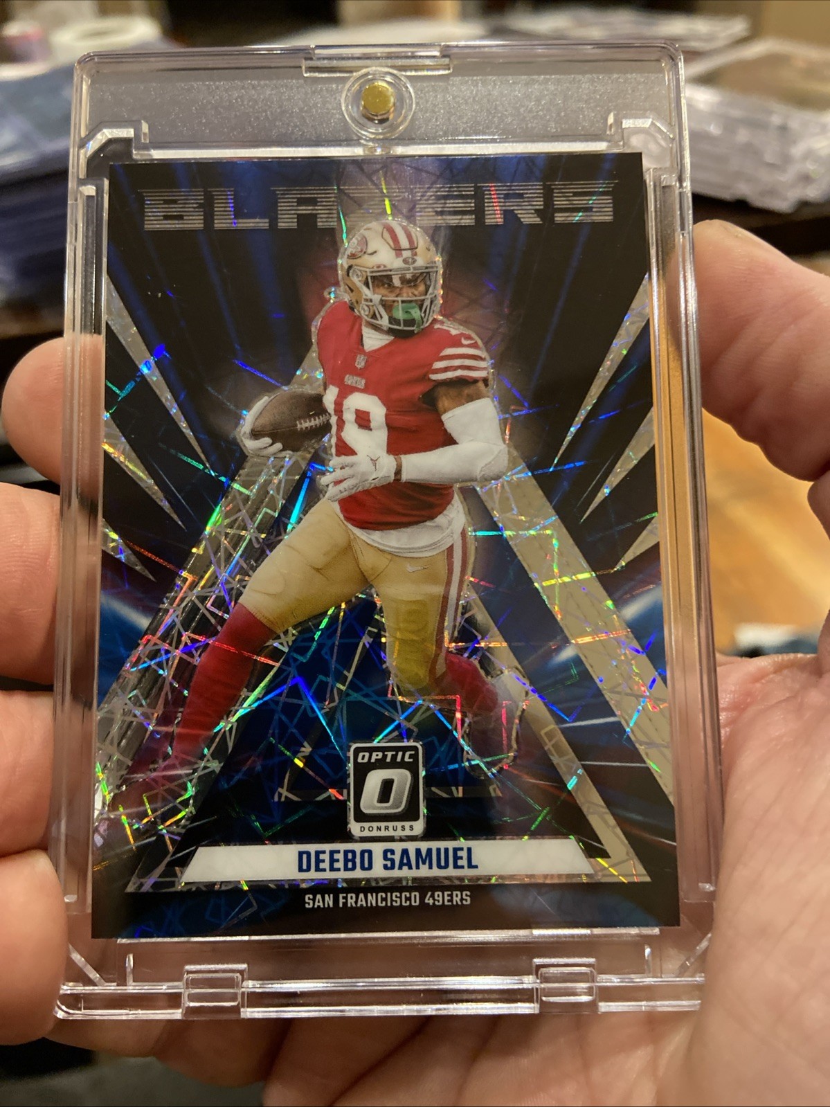 2023 Panini Donruss Optic - Blazers #13 Deebo Samuel SSP. B171