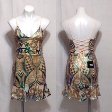 NWT Parisian Sparkly Strappy Mini Dress Backless Sequin Cocktail Party Dress 4