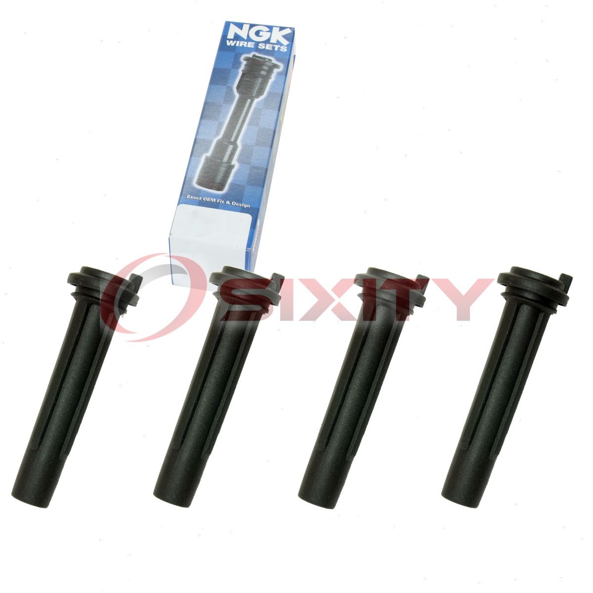 4 pc NGK 58904 CPB-Z001 Ignition Coil Boots for SPP42E SPP42 SPB105 727425 wu